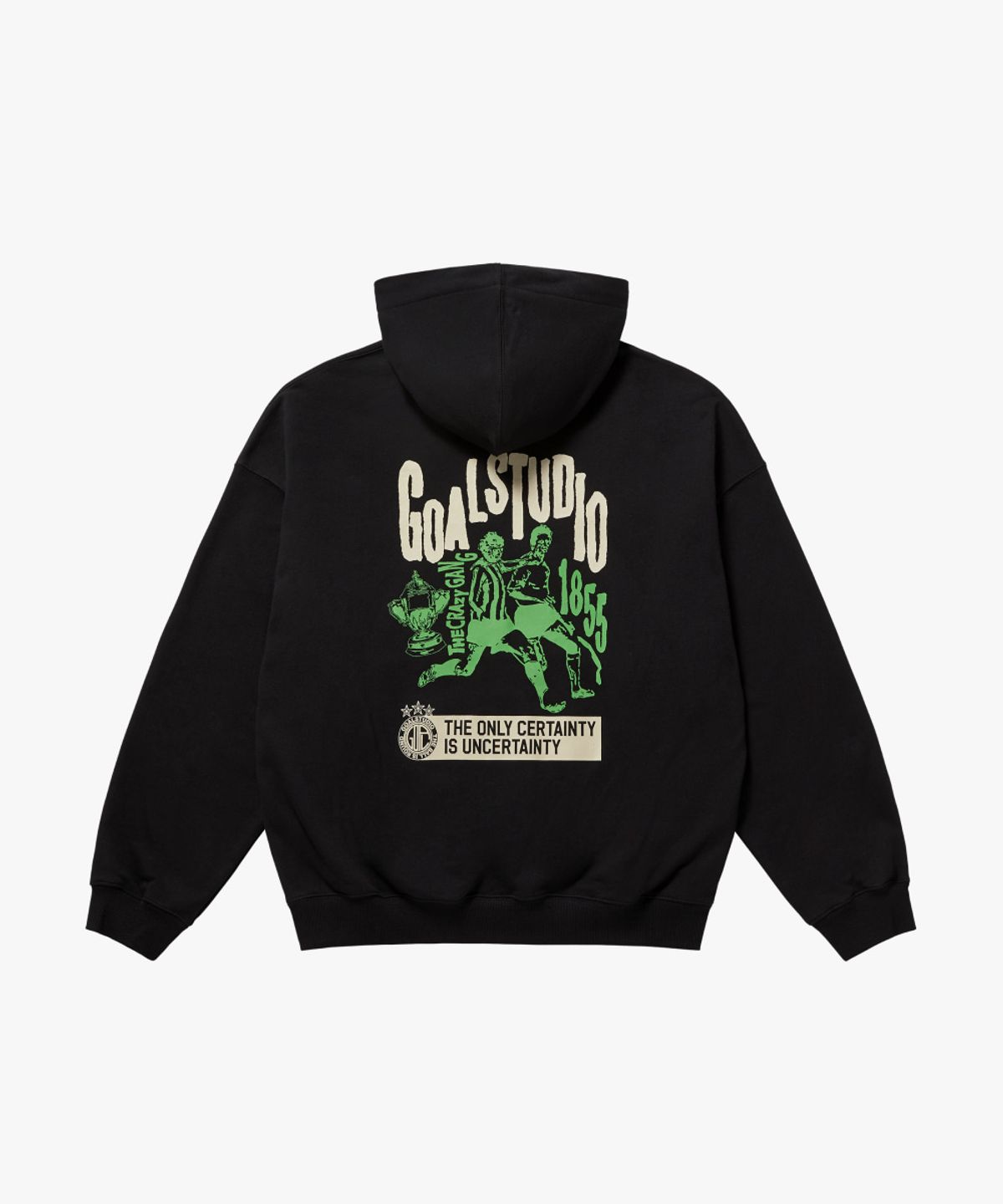 골스튜디오(GOALSTUDIO) FC VINTAGE ARTWORK HOODIE-BLACK