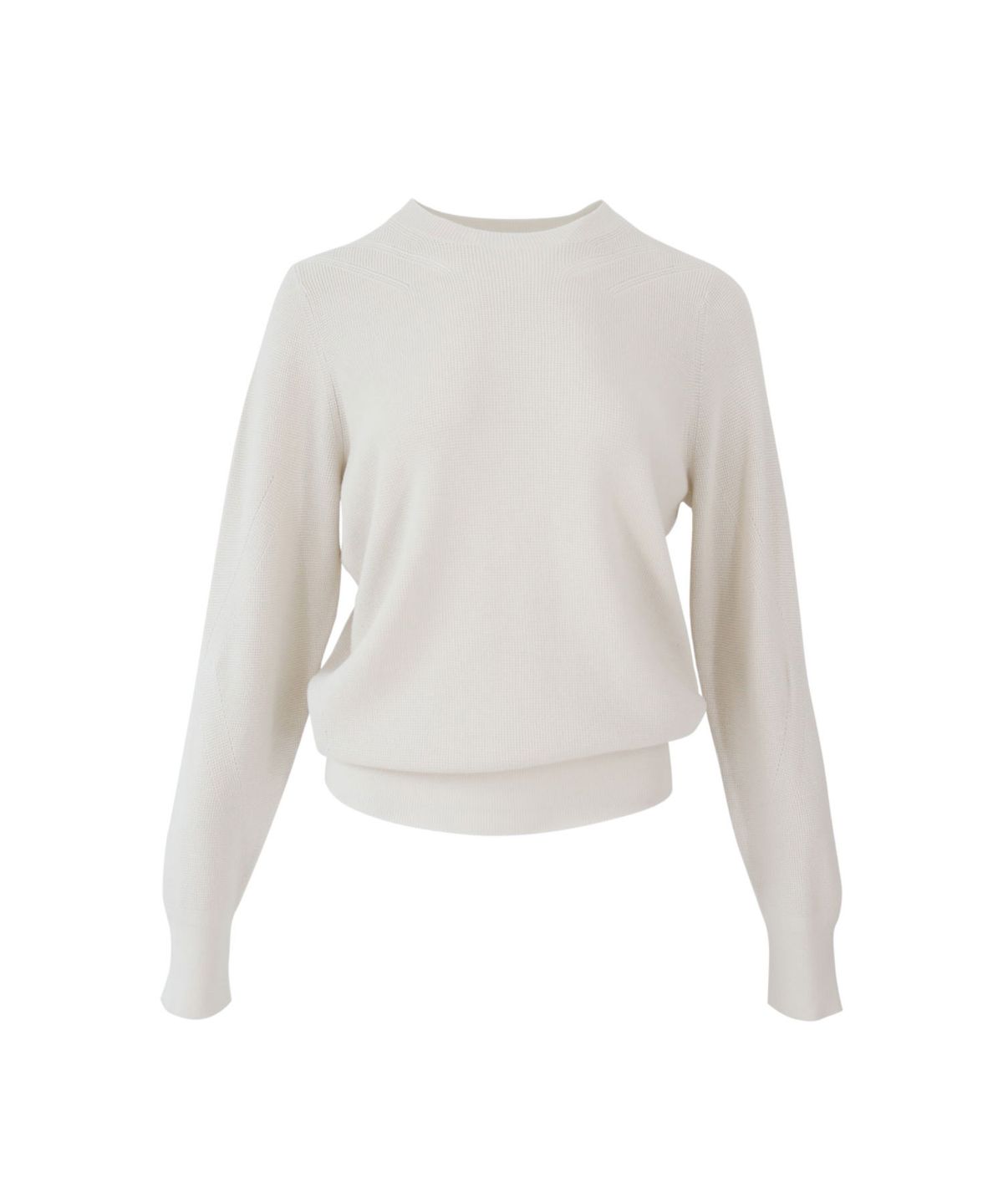 바스카라(VASCARA) Round Neck Long Sleeve Waffle knitwear (4colors)