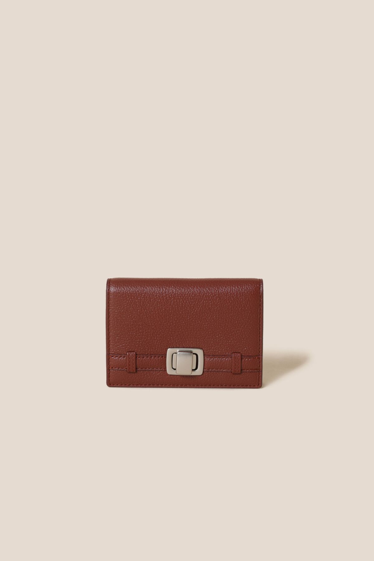 쿠론(COURONNE) Facade Noa Accordian Card Wallet_RCWGX25146RED