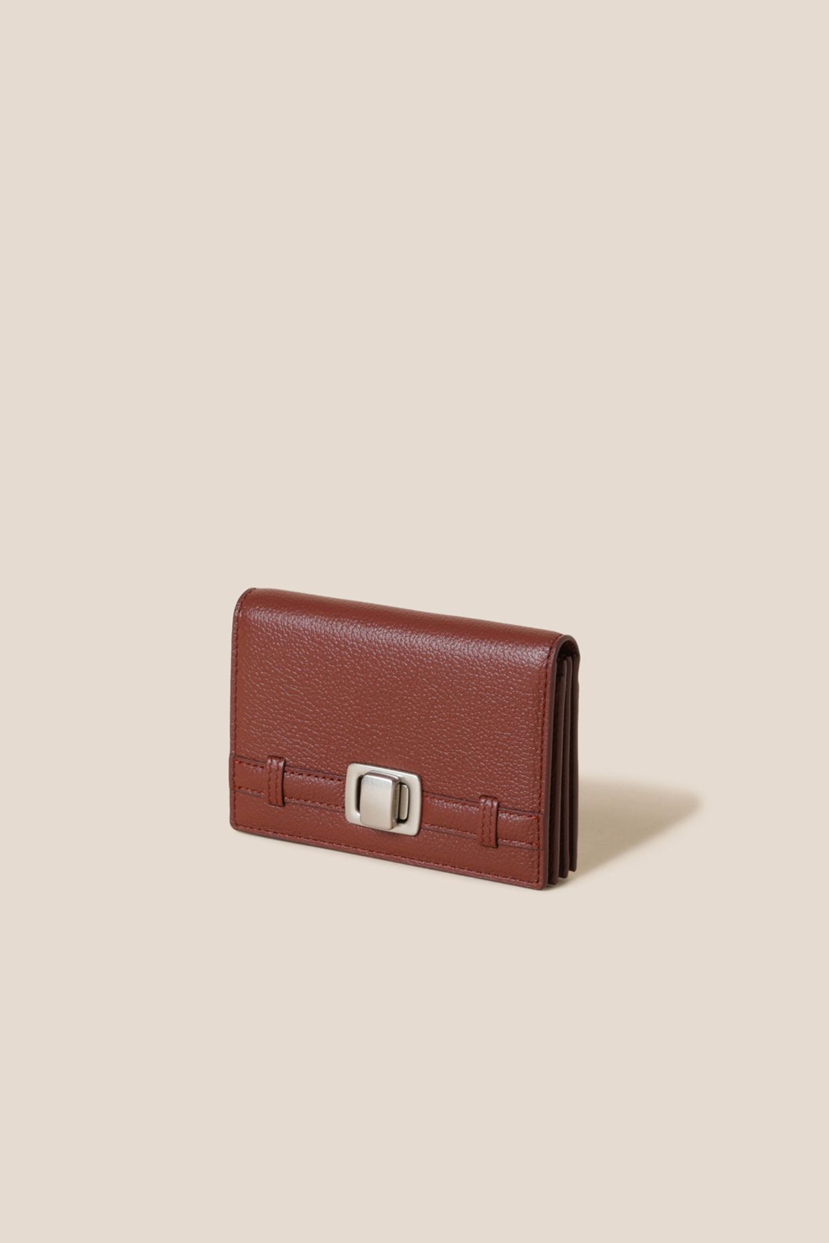 쿠론(COURONNE) Facade Noa Accordian Card Wallet_RCWGX25146RED