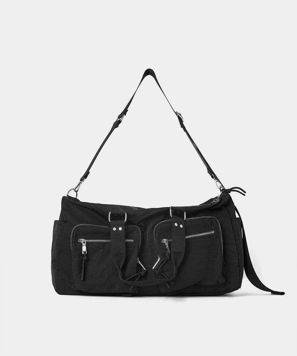 MUSINSA | MAISON MINED TWO POCKET BOSTON BAG BLACK