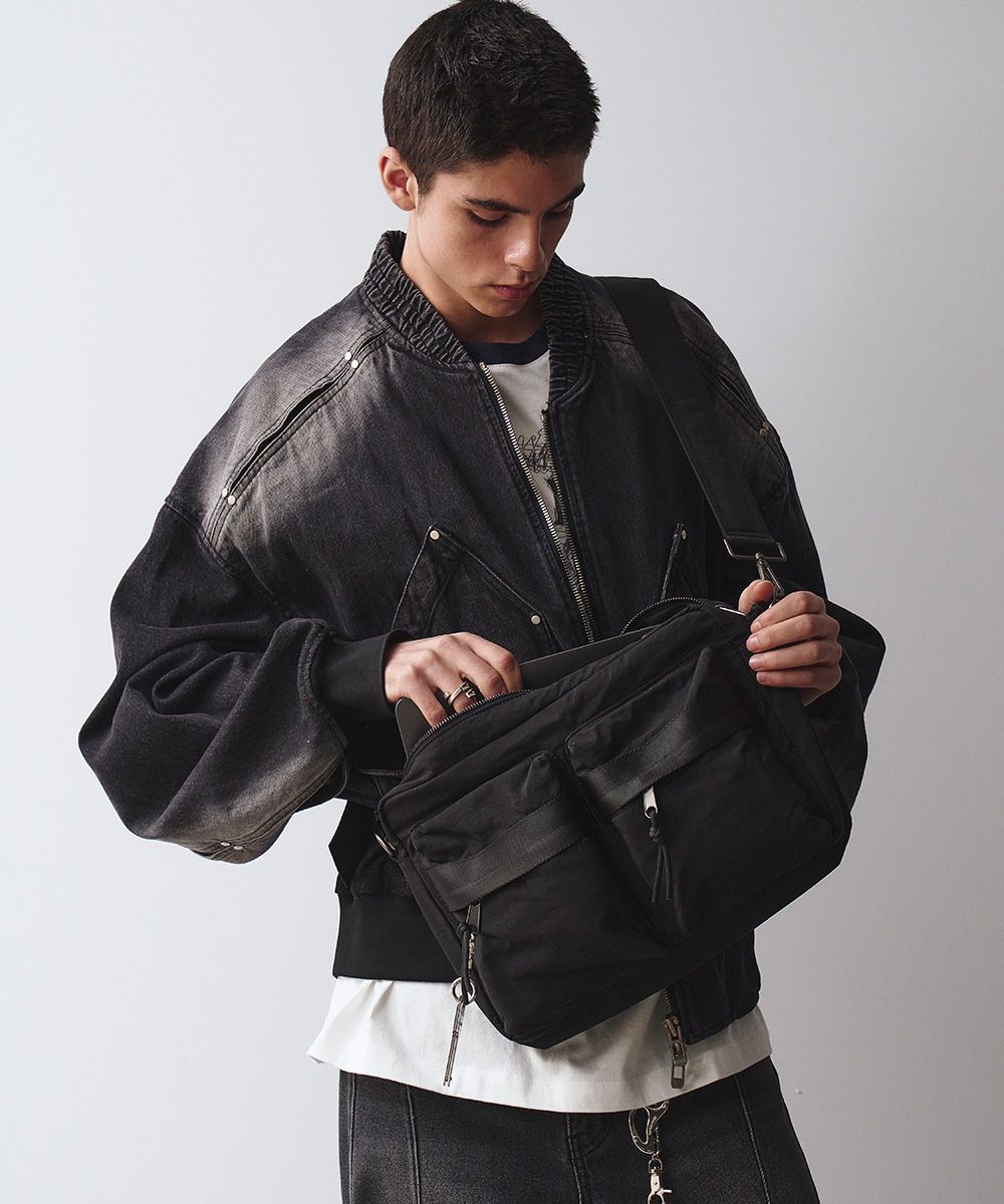【MAISON MINED】22SS★ TWO POCKET MESSENGER BAG MUSINSA | MAISON MINED TWO POCKET SQUARE CROSS BAG