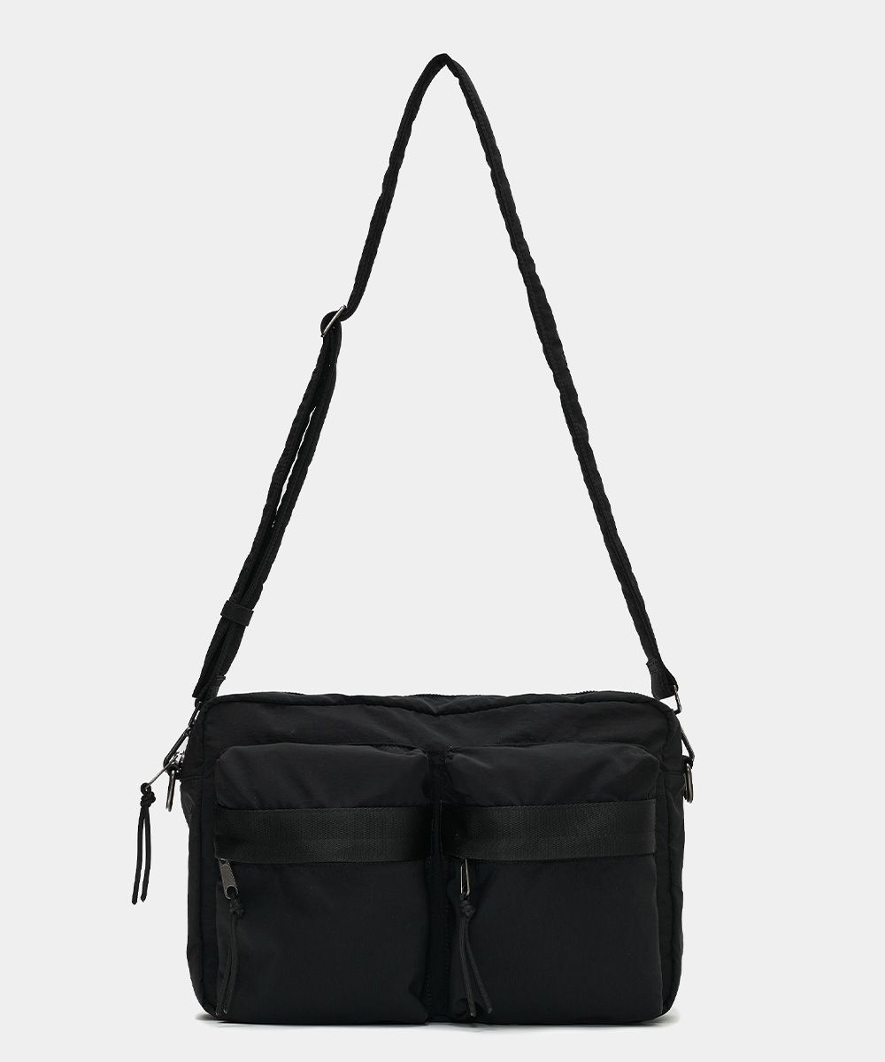 MUSINSA | MAISON MINED TWO POCKET SQUARE CROSS BAG