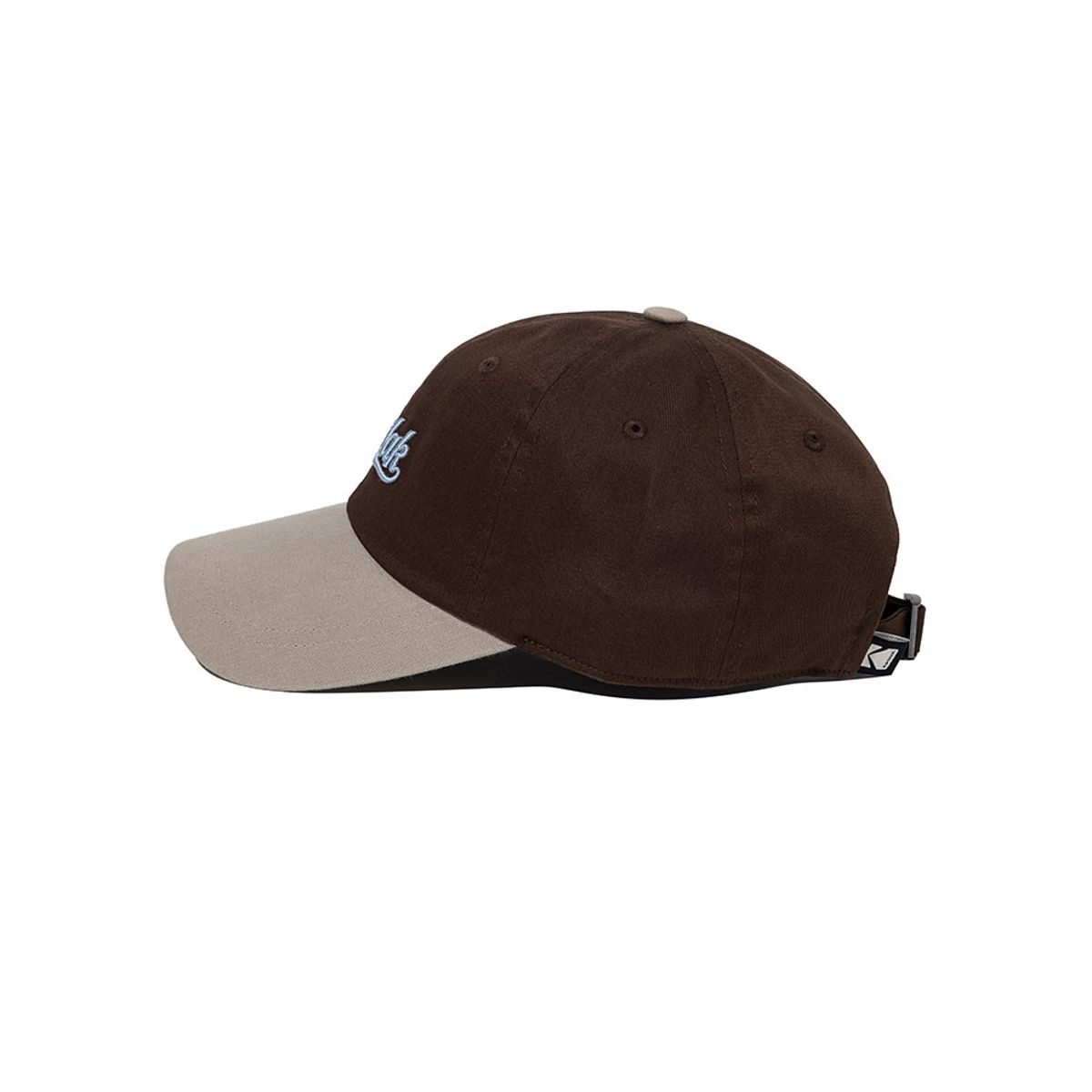 코닥(KODAK) 레터링 콤비 릴렉스핏 볼캡 BROWN