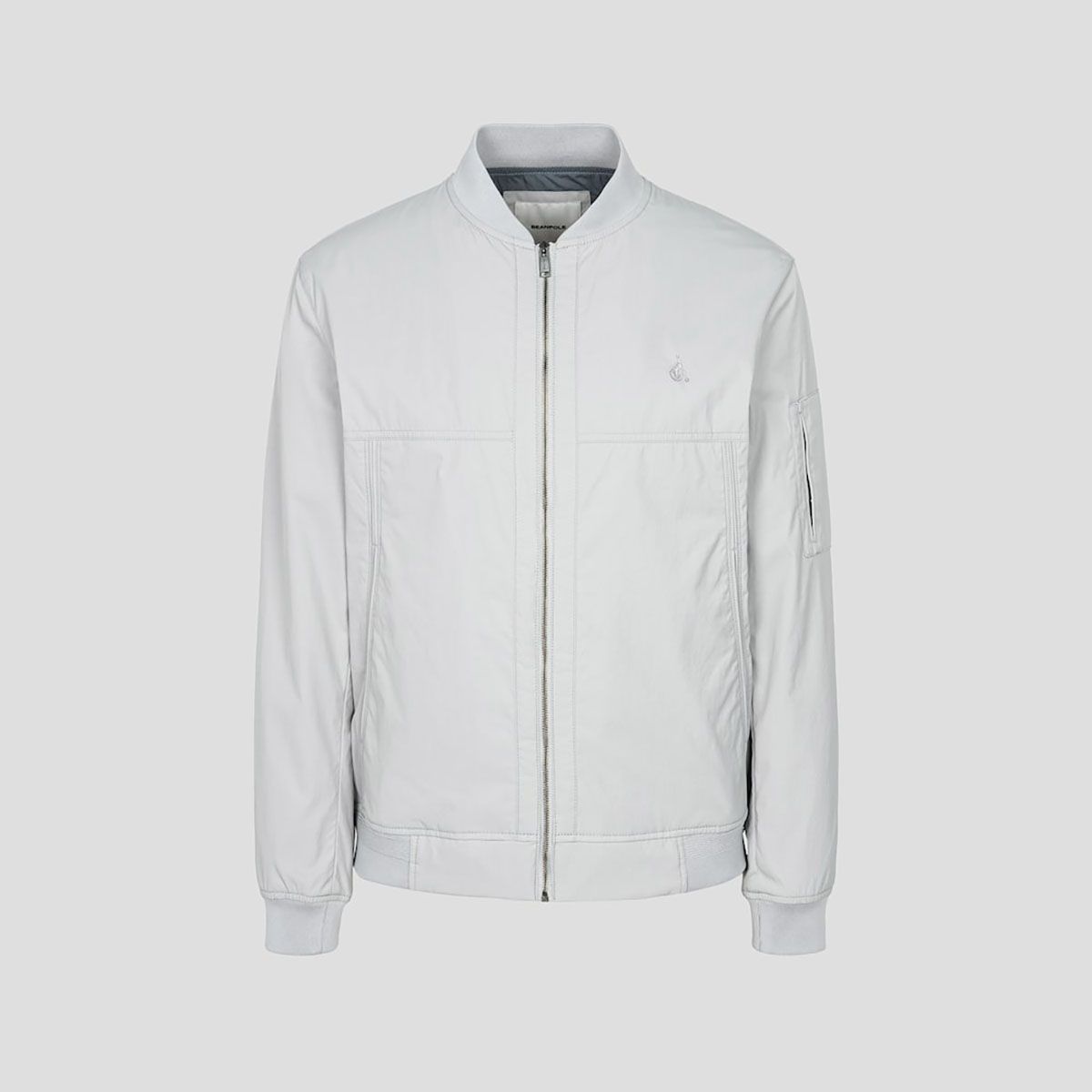 빈폴 멘(BEANPOLE MEN) MA1 아우터  라이트 그레이 (BC5239C212)