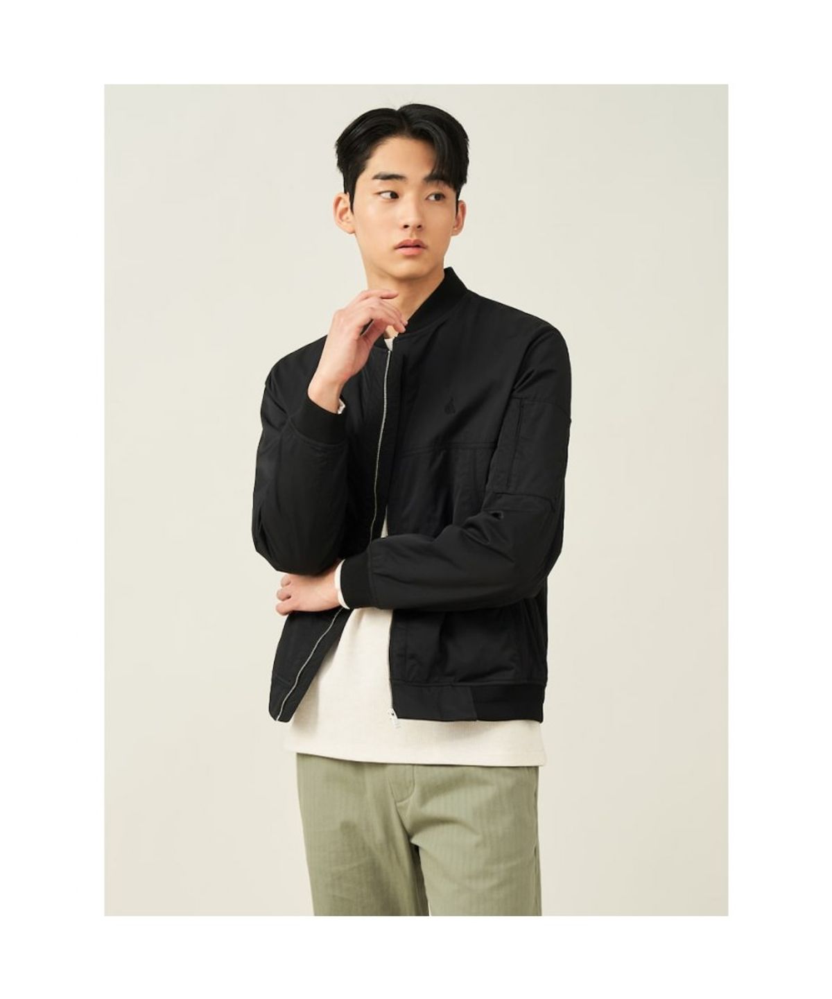 빈폴 멘(BEANPOLE MEN) MA1 아우터  블랙 (BC5239C215)