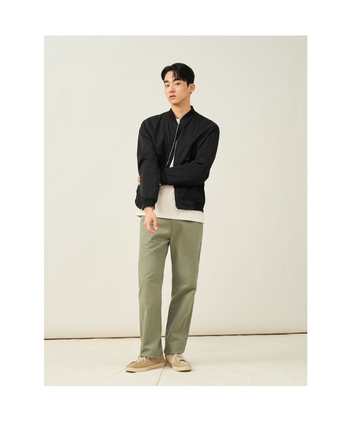 빈폴 멘(BEANPOLE MEN) MA1 아우터  블랙 (BC5239C215)