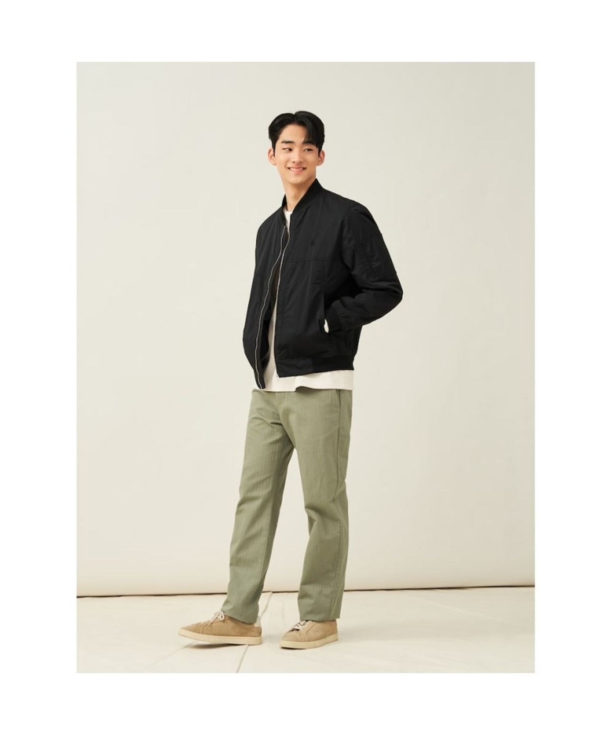 빈폴 멘(BEANPOLE MEN) MA1 아우터  블랙 (BC5239C215)