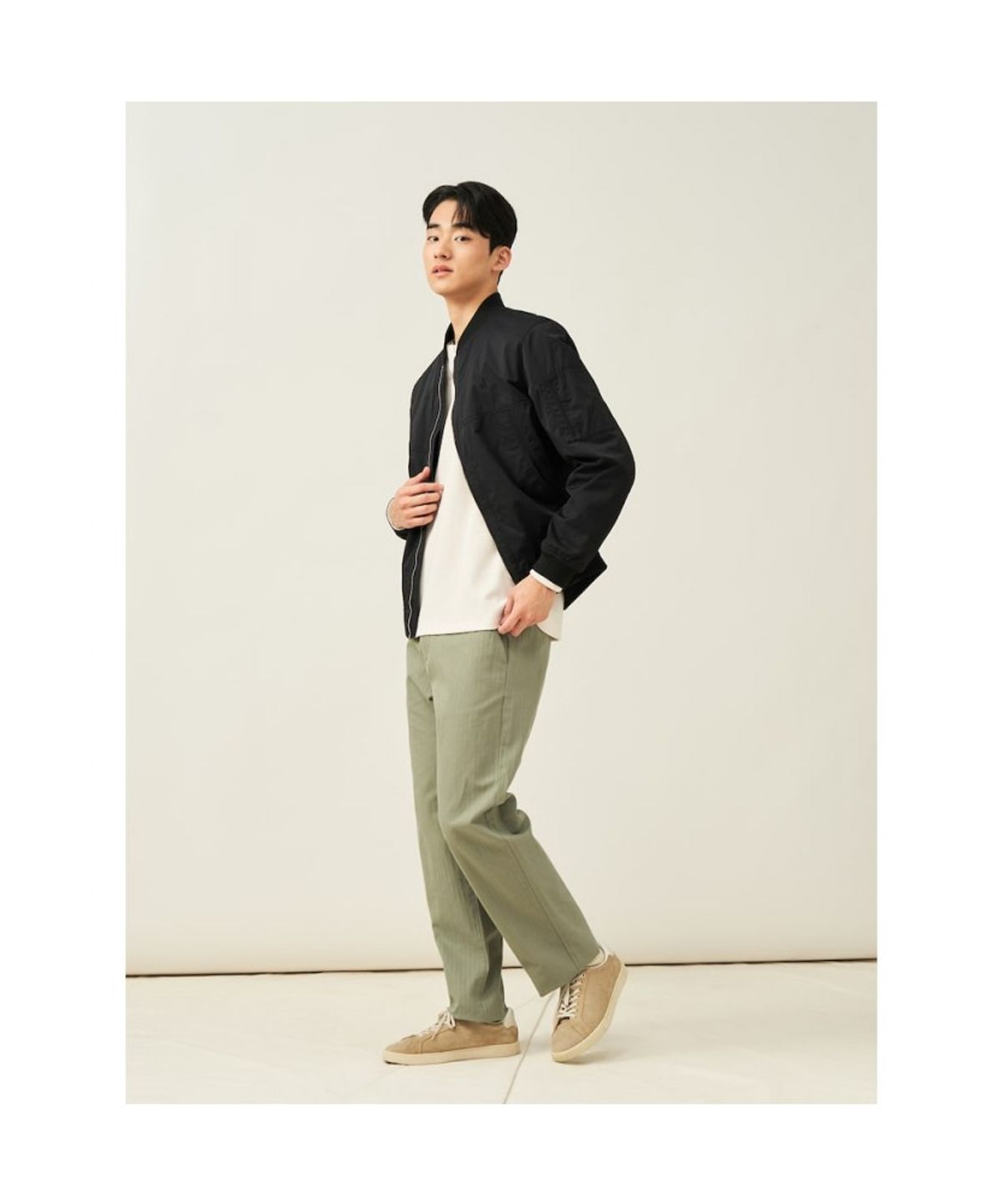 빈폴 멘(BEANPOLE MEN) MA1 아우터  블랙 (BC5239C215)