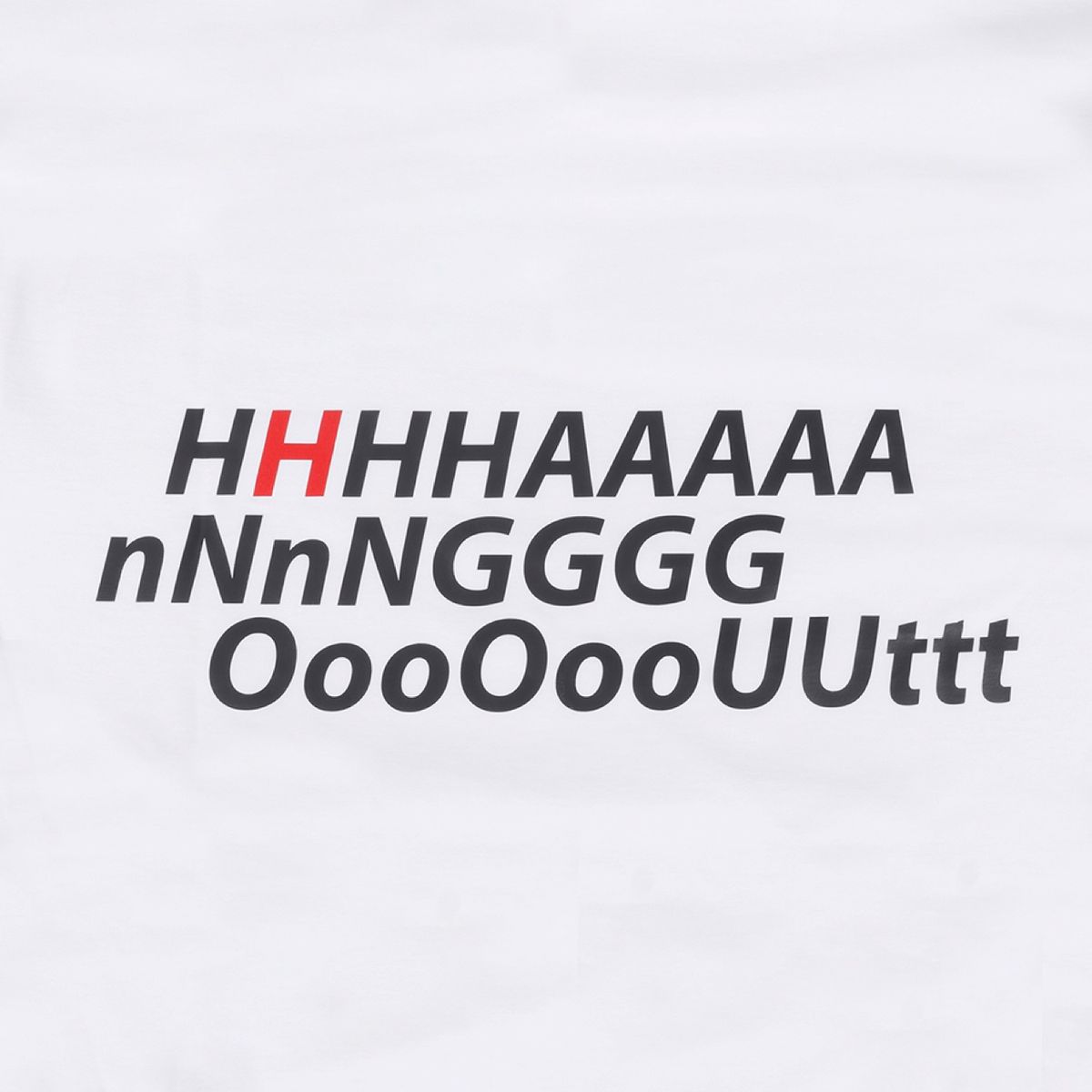 행아웃(HANGOUT) X 레이나 오 그래픽 티셔츠 (화이트)