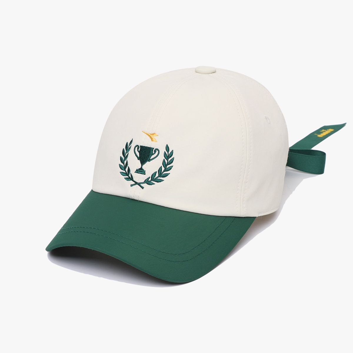 디아도라(diadora) 리본 볼캡 IVORY
