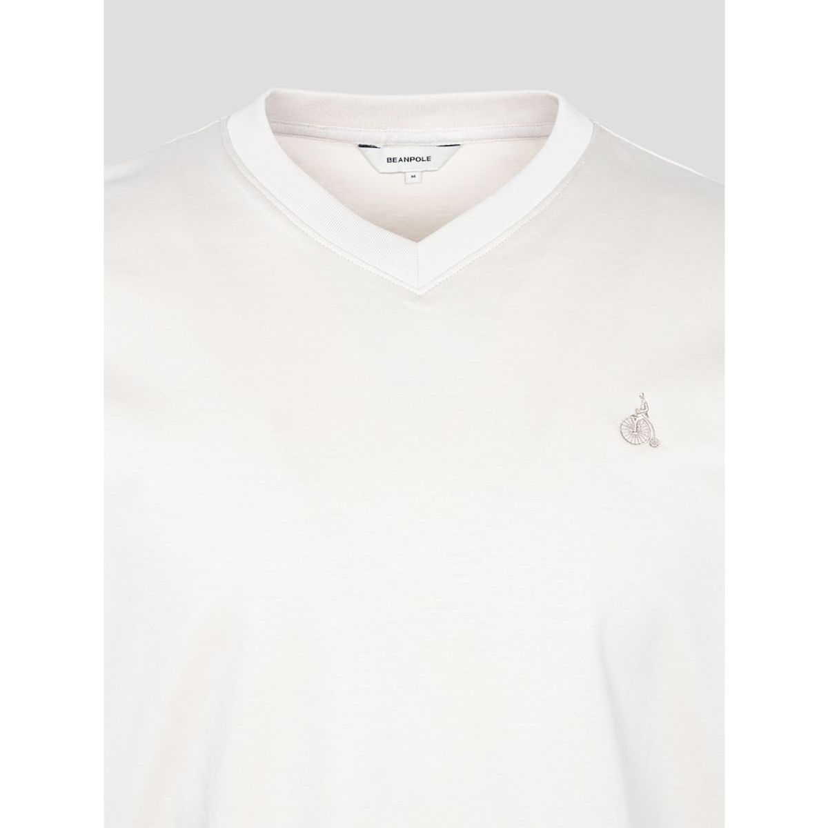 빈폴 멘(BEANPOLE MEN) 브이넥 반소매 티셔츠  베이지 (BC5242C31A)