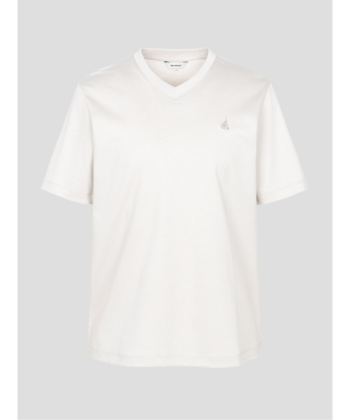 빈폴 멘(BEANPOLE MEN) 브이넥 반소매 티셔츠  베이지 (BC5242C31A)