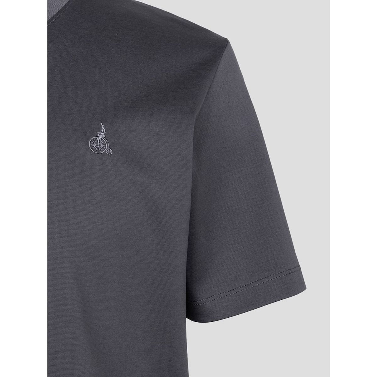 빈폴 멘(BEANPOLE MEN) 브이넥 반소매 티셔츠  애쉬 (BC5242C314)