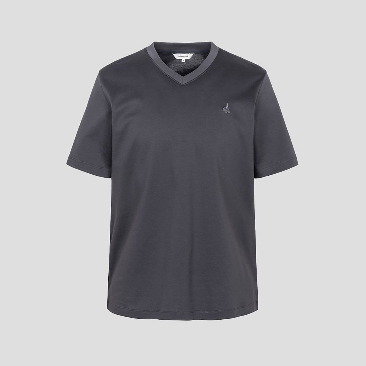빈폴 멘(BEANPOLE MEN) 브이넥 반소매 티셔츠  애쉬 (BC5242C314)