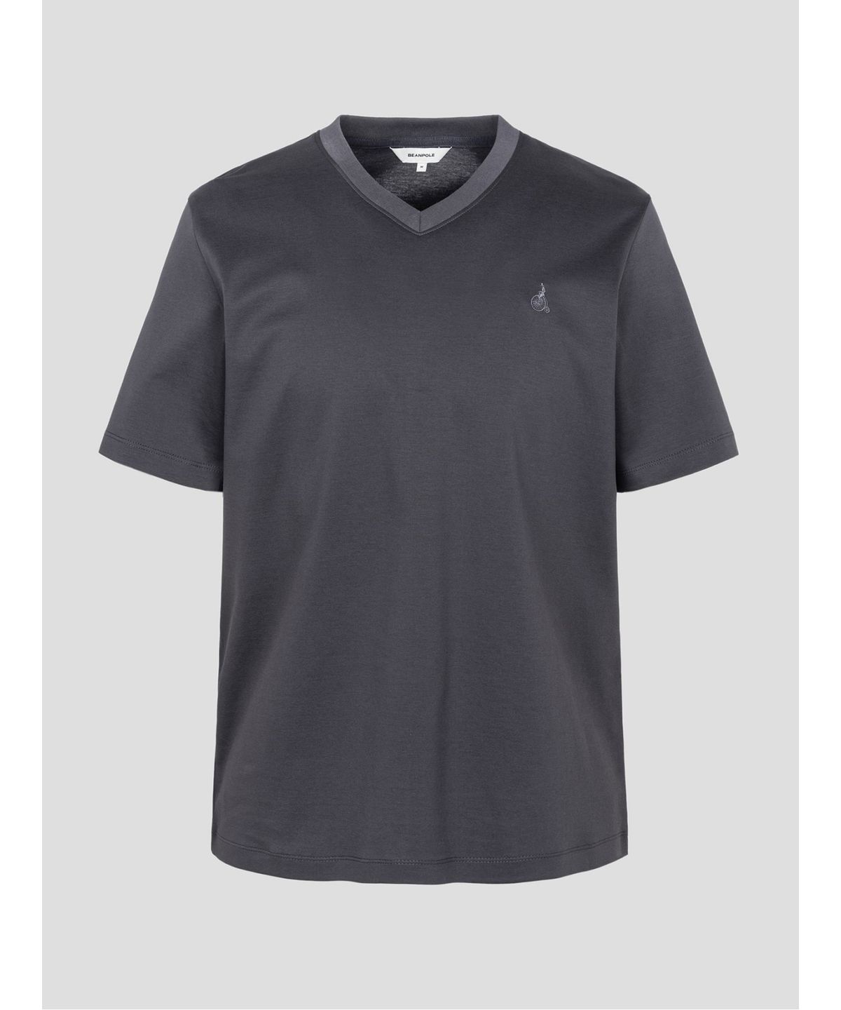 빈폴 멘(BEANPOLE MEN) 브이넥 반소매 티셔츠  애쉬 (BC5242C314)