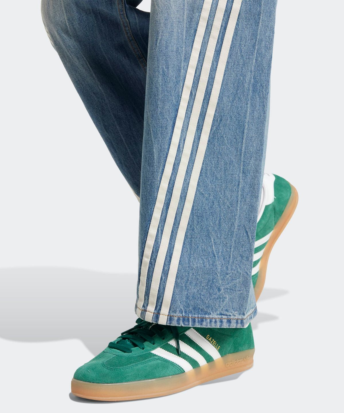 아디다스(ADIDAS) ADILENIUM 3 루즈 핏 데님 팬츠 - 인디고데님 / JX1606