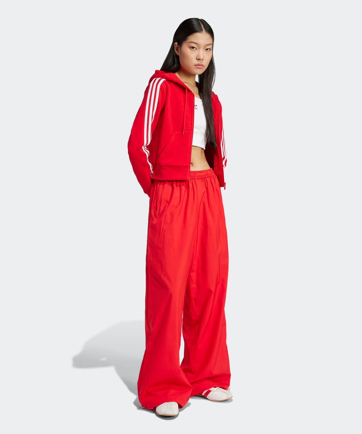 아디다스(ADIDAS) ADILENIUM 3 집 트랙 팬츠 - 레드 / JX9205