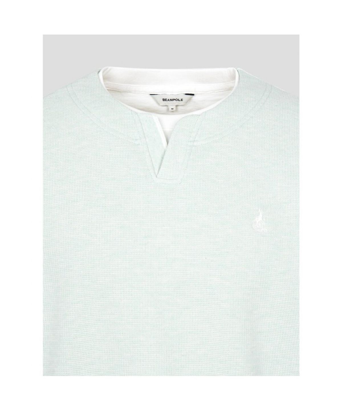 빈폴 멘(BEANPOLE MEN) 레이어드 라운드 티셔츠  라이트 그린 (BC5241C34L)