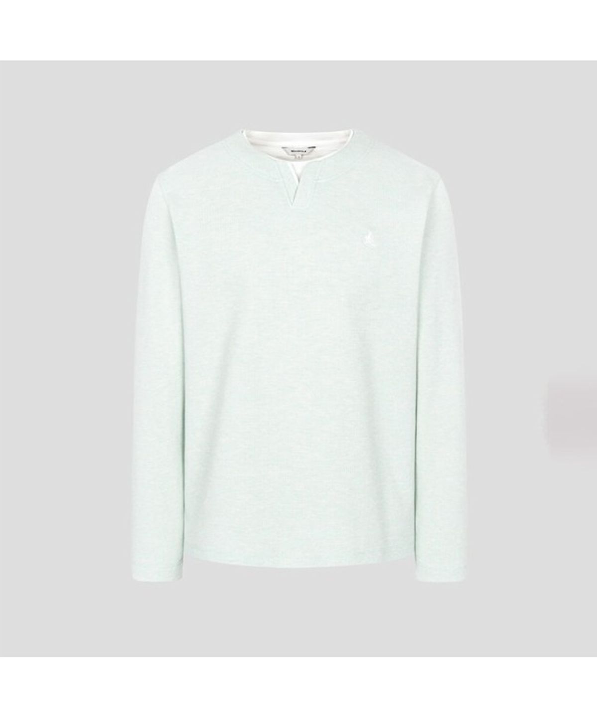 빈폴 멘(BEANPOLE MEN) 레이어드 라운드 티셔츠  라이트 그린 (BC5241C34L)