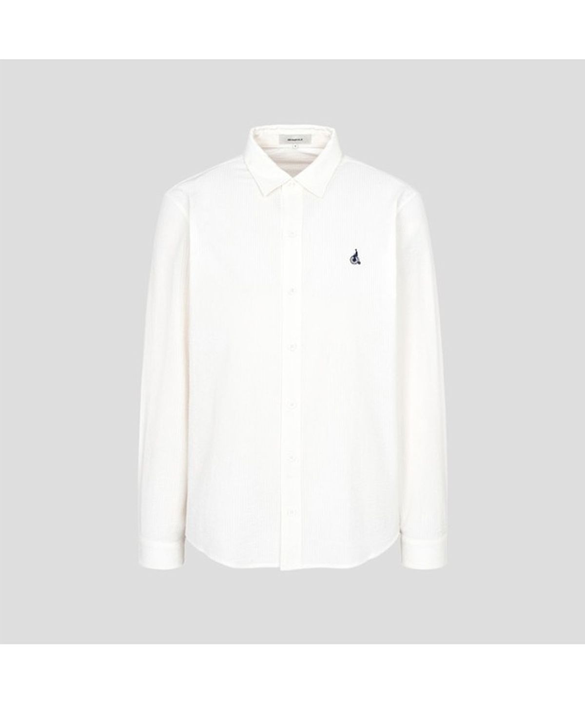 빈폴 멘(BEANPOLE MEN) 시어서커 저지 셔츠  화이트 (BC5241C531)