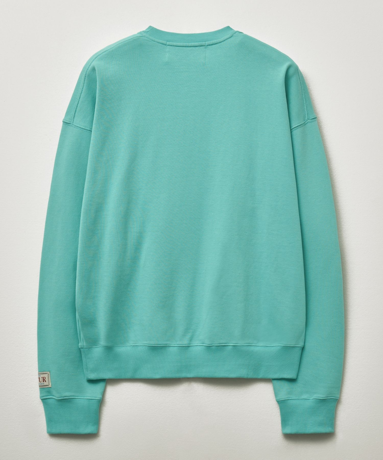 ★SATUR★ Classic Logo Basic Sweatshirt Sage Green SA241UTM4 MUSINSA | SATUR Classic Logo Basic Sweatshirt Sage Green