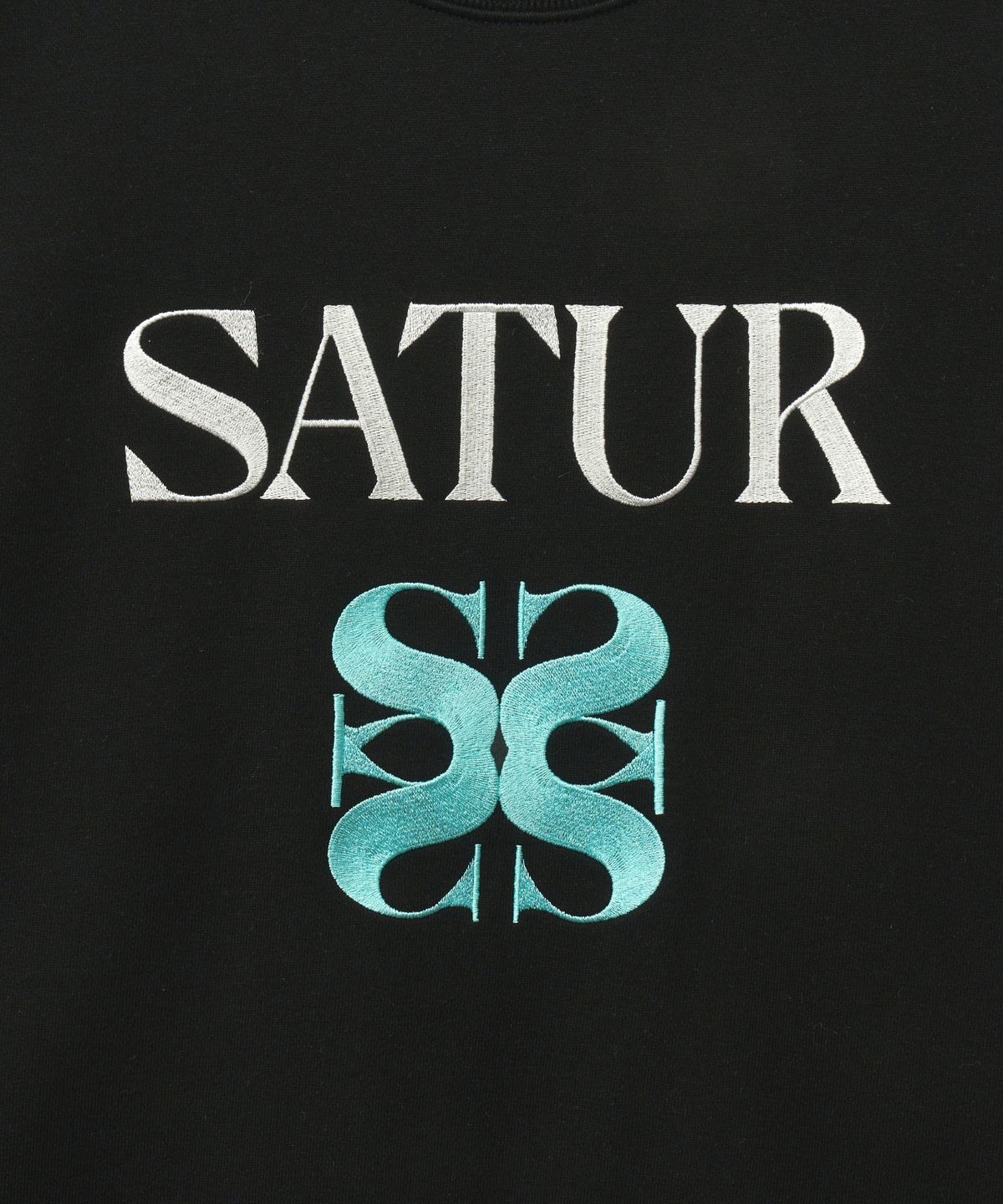 세터(SATUR) 클래식 로고 스웨트셔츠 아트 민트