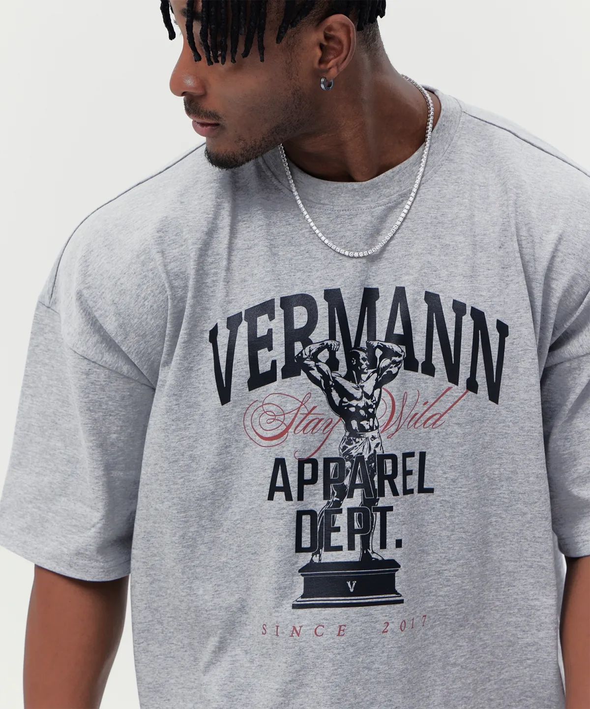 베르만 어패럴(VERMANN APPAREL) 머슬맨 오버핏 반팔티 3colors
