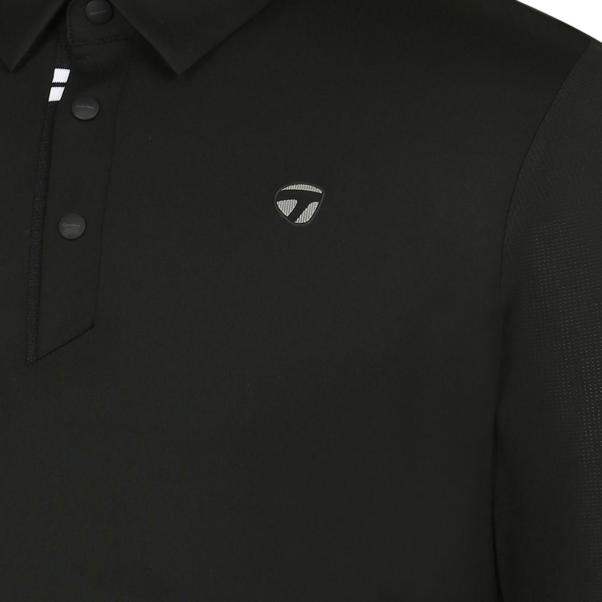 테일러메이드 어패럴(TAYLORMADE APPAREL) 남성 메쉬 소매 카라 긴팔 티셔츠 T8031TO1242-199