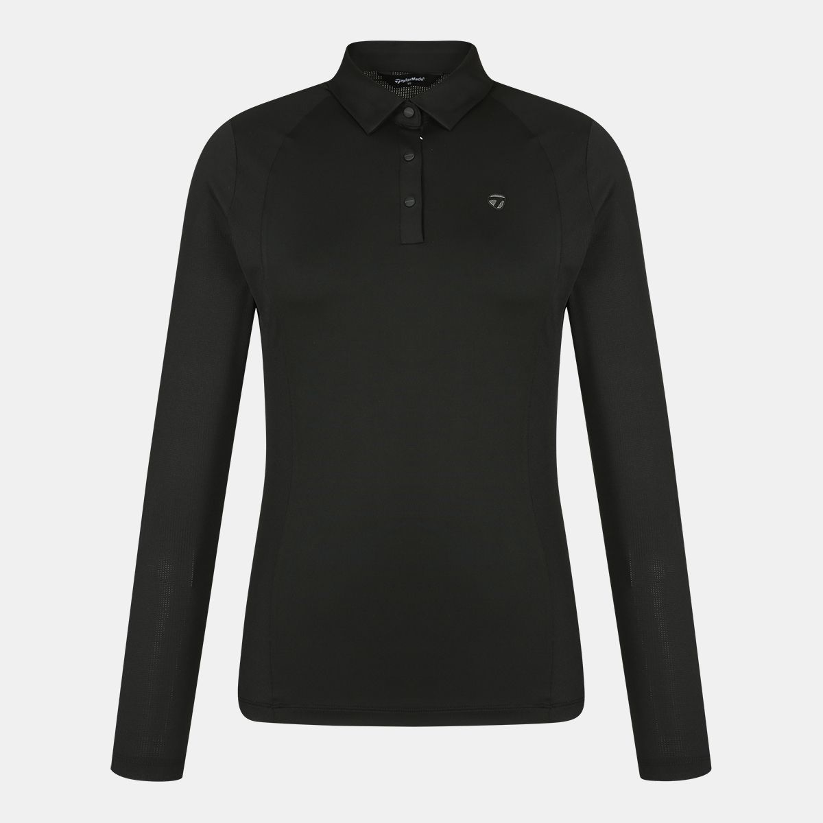 테일러메이드 어패럴(TAYLORMADE APPAREL) 여성 메쉬 소매 카라 긴팔 티셔츠 T8031TO5243-199