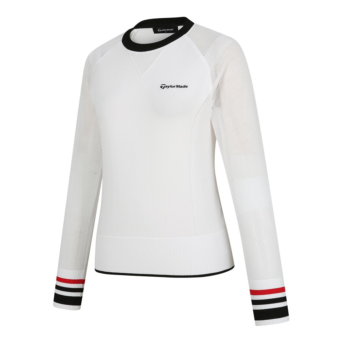 테일러메이드 어패럴(TAYLORMADE APPAREL) 여성 라운드 래글런 풀오버 니트 TSO-51HG23-100