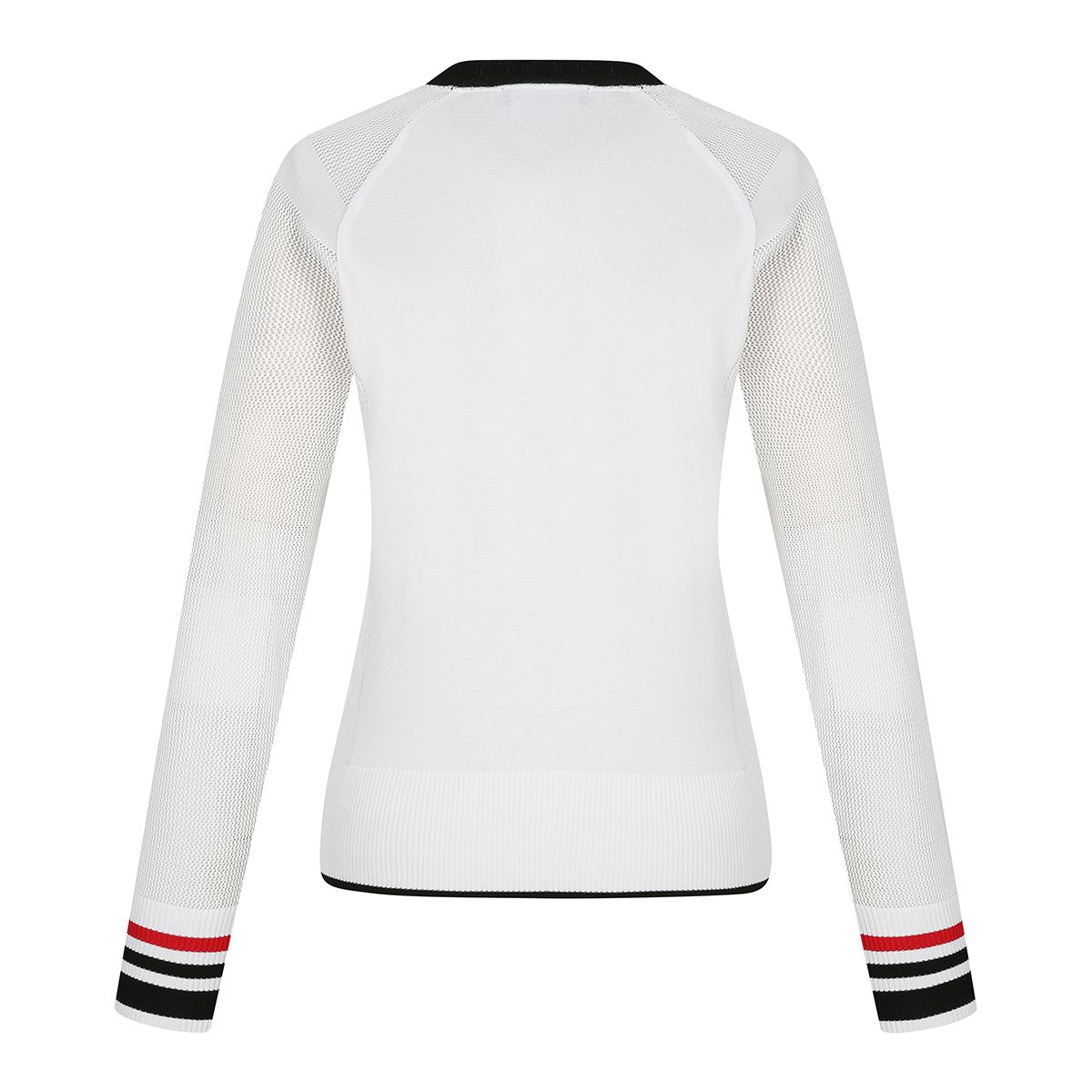 테일러메이드 어패럴(TAYLORMADE APPAREL) 여성 라운드 래글런 풀오버 니트 TSO-51HG23-100