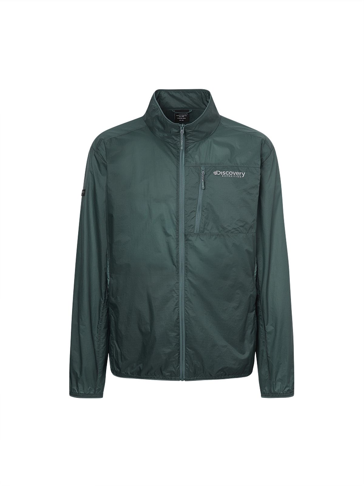 디스커버리 익스페디션(DISCOVERY EXPEDITION) 남성 초경량 립스탑 하이넥 바람막이 (TURQUOISE)