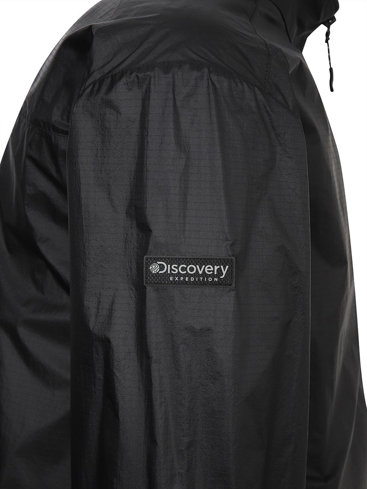 디스커버리 익스페디션(DISCOVERY EXPEDITION) 남성 초경량 립스탑 하이넥 바람막이 (BLACK)
