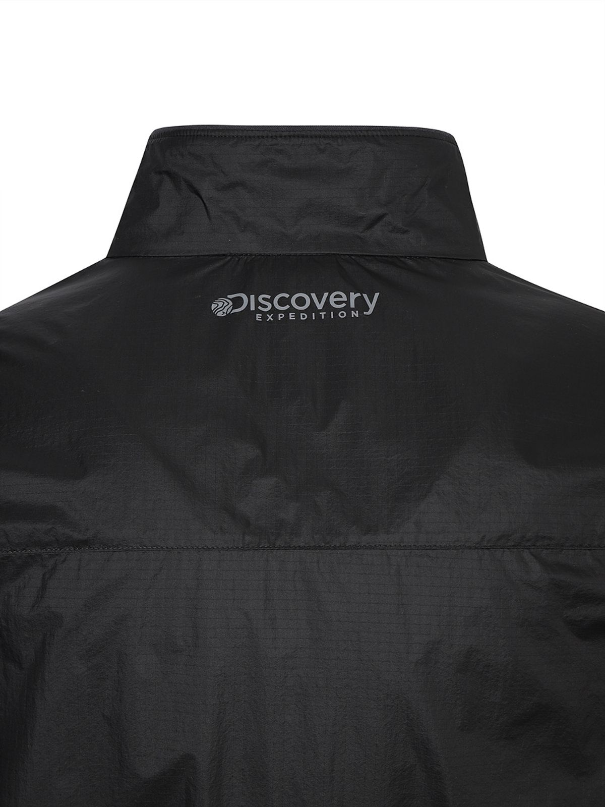디스커버리 익스페디션(DISCOVERY EXPEDITION) 남성 초경량 립스탑 하이넥 바람막이 (BLACK)