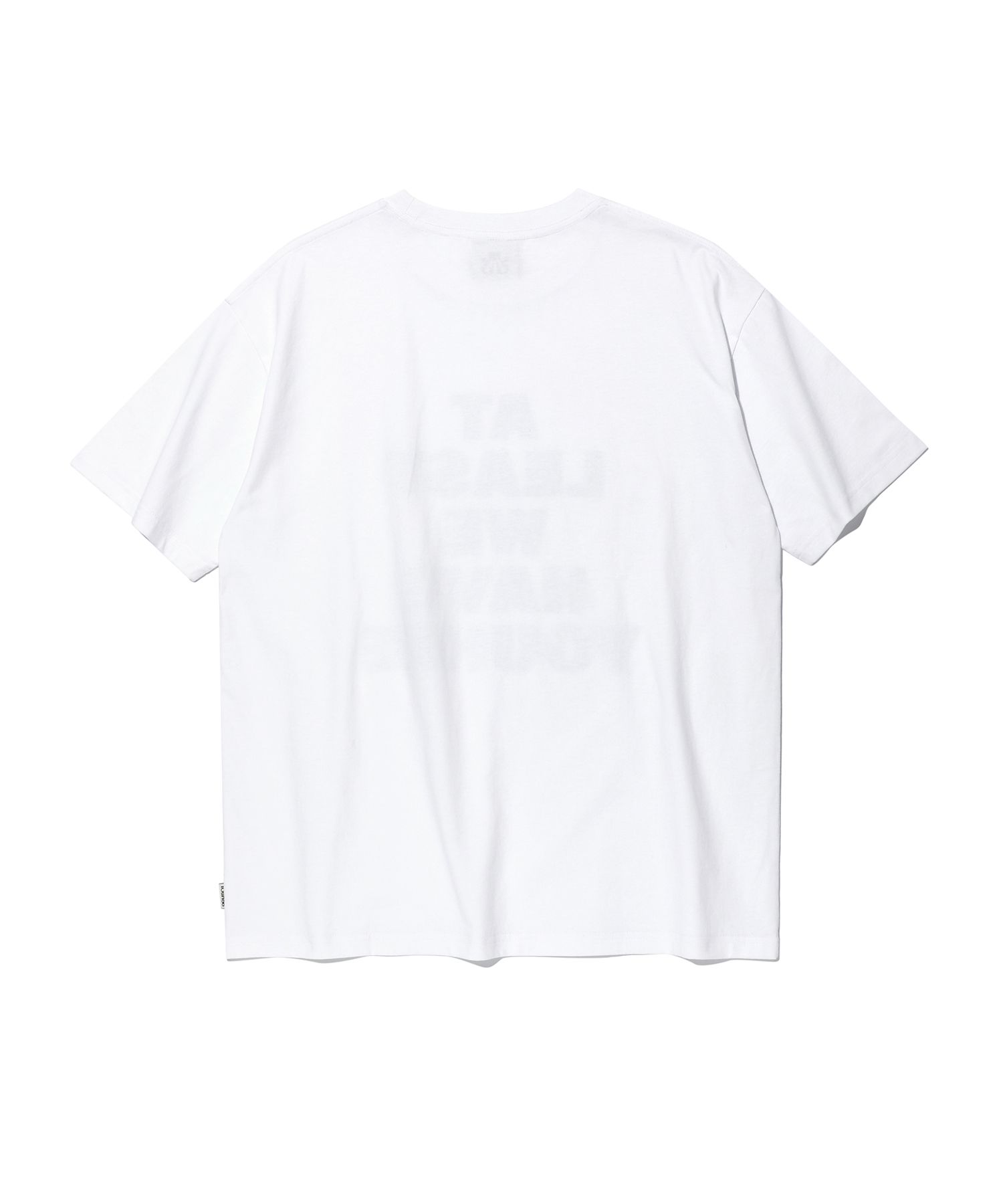 MUSINSA公式 | YOUHEE LETTERING OVER FIT T-SHIRTS WHITE