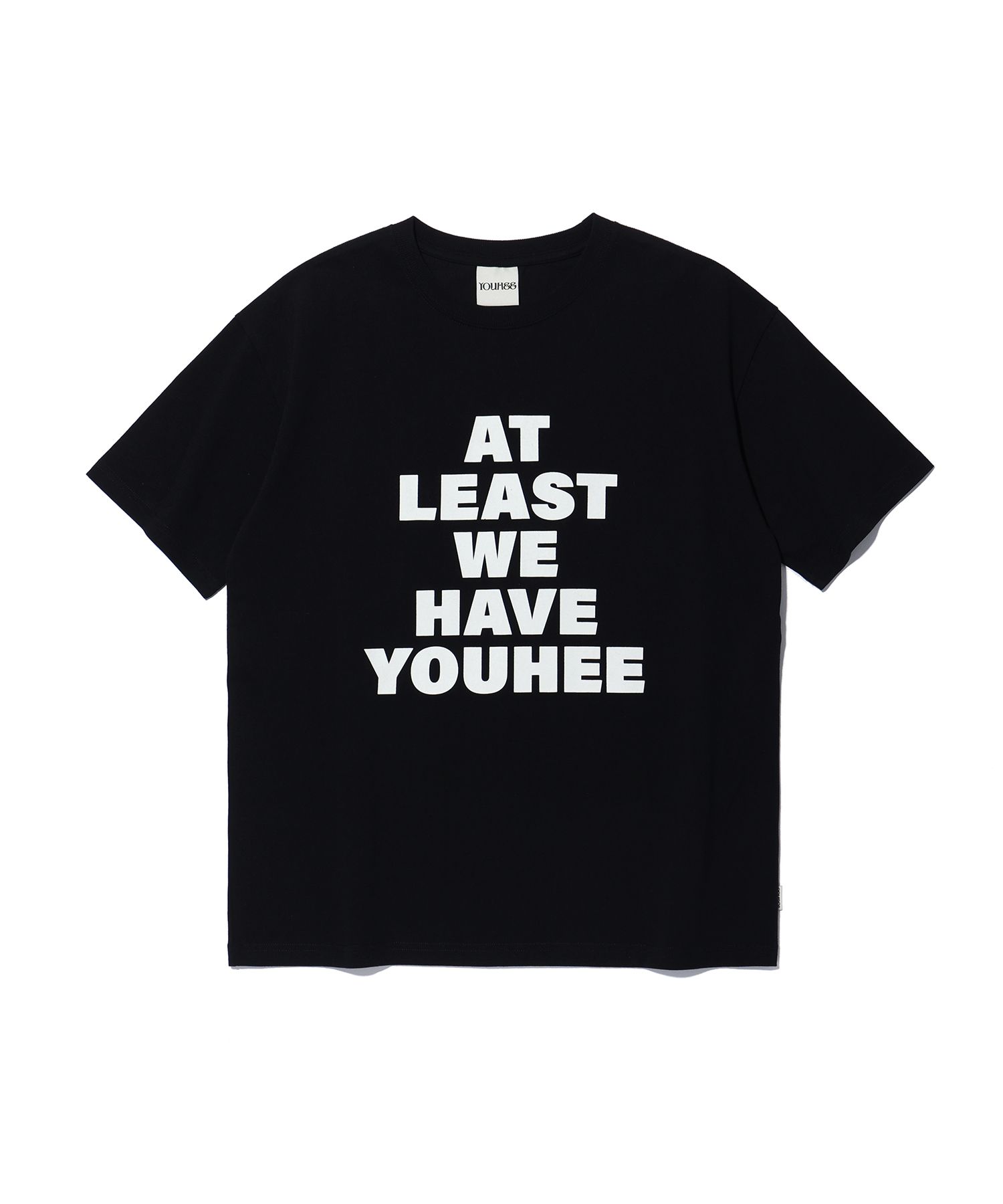 【INCHANT ME】Dos Lettering Overfit Short Sleeve Tee MUSINSA公式 | YOUHEE LETTERING OVER FIT T-SHIRTS BLACK