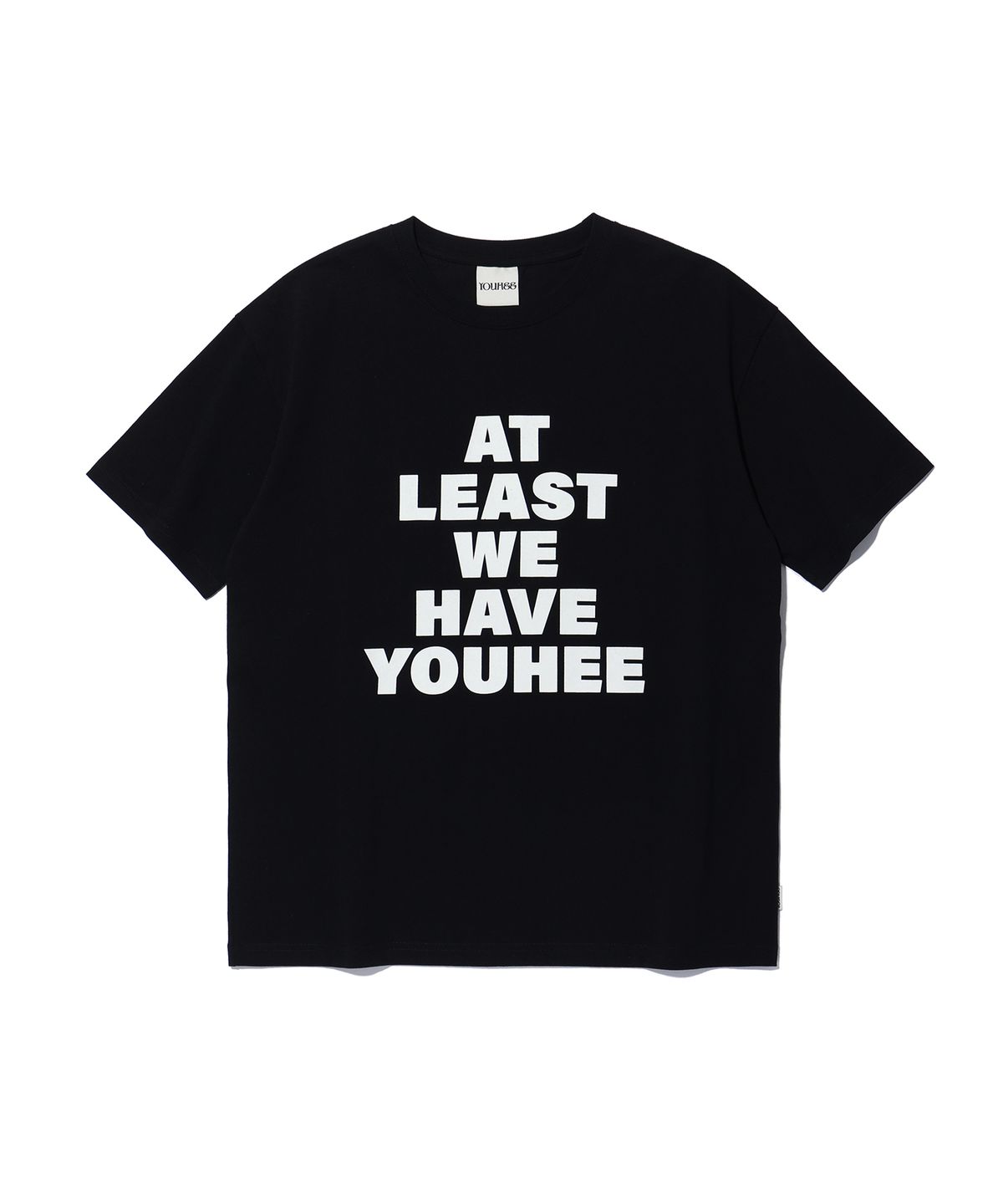 유희(YOUHEE) LETTERING OVER FIT T-SHIRTS BLACK
