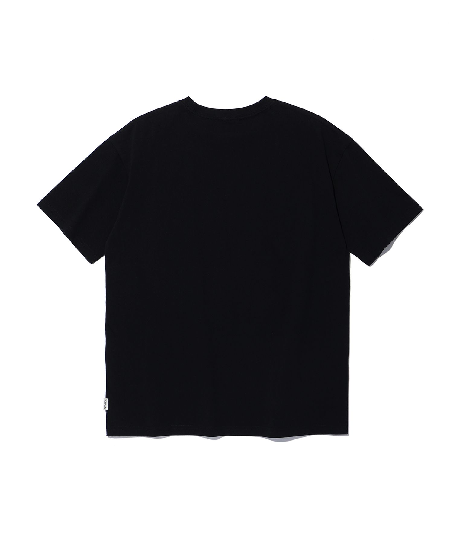 MUSINSA | YOUHEE LETTERING OVER FIT T-SHIRTS BLACK