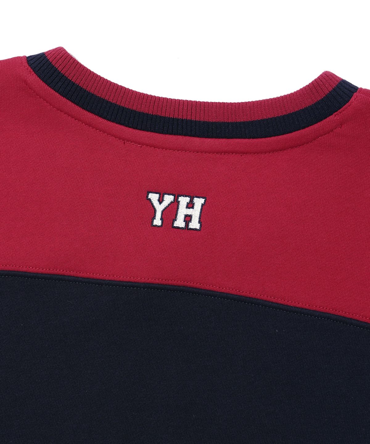 유희(YOUHEE) GRAPHIC TRACK JERSEY SWEAT SHIRTS NAVY
