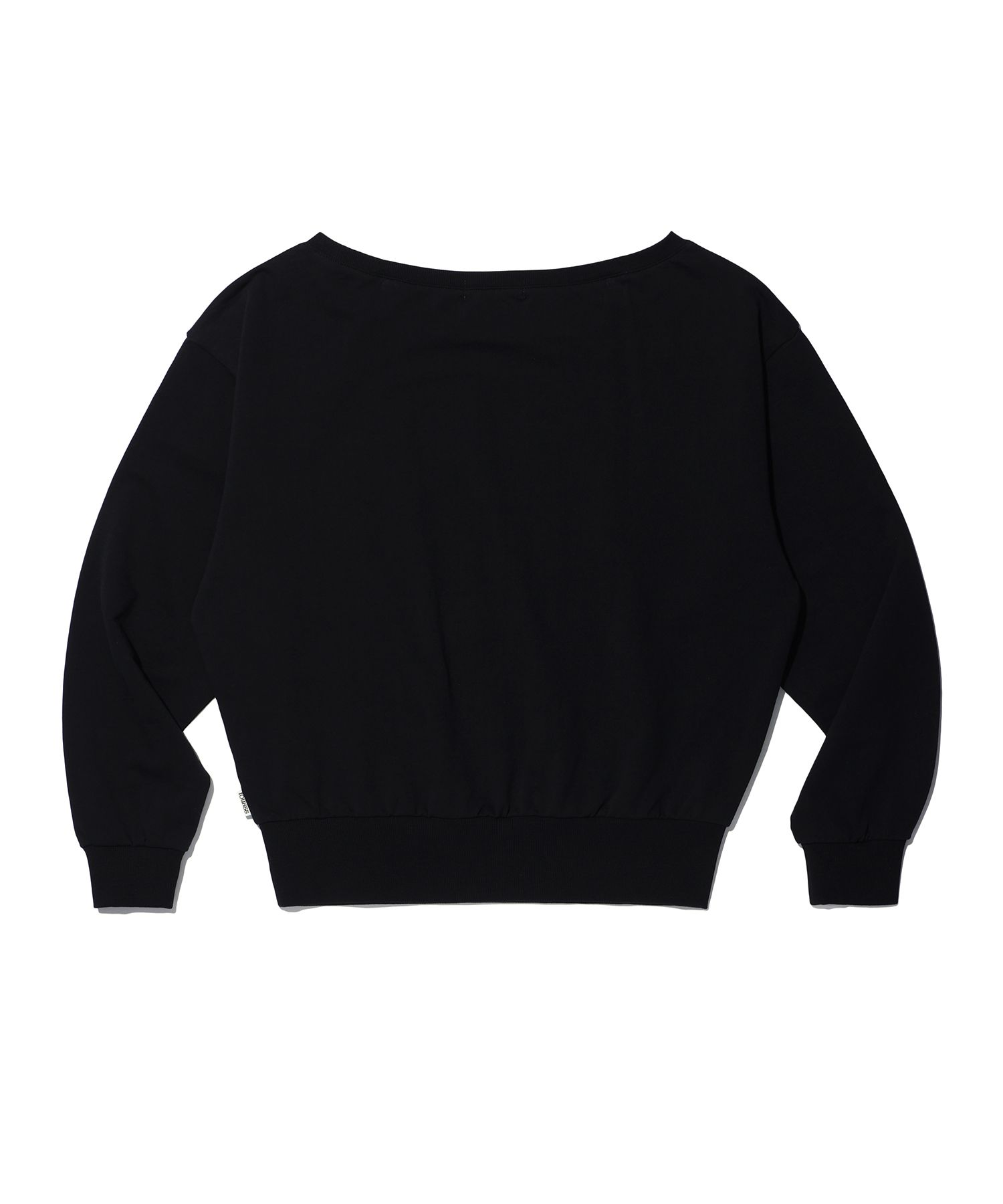 【YOUHEE】★送料・関税込★I LOVE OFF SHOULDER SWEATSHIRTS MUSINSA | YOUHEE I LOVE OFF SHOULDER SWEATSHIRTS BLACK