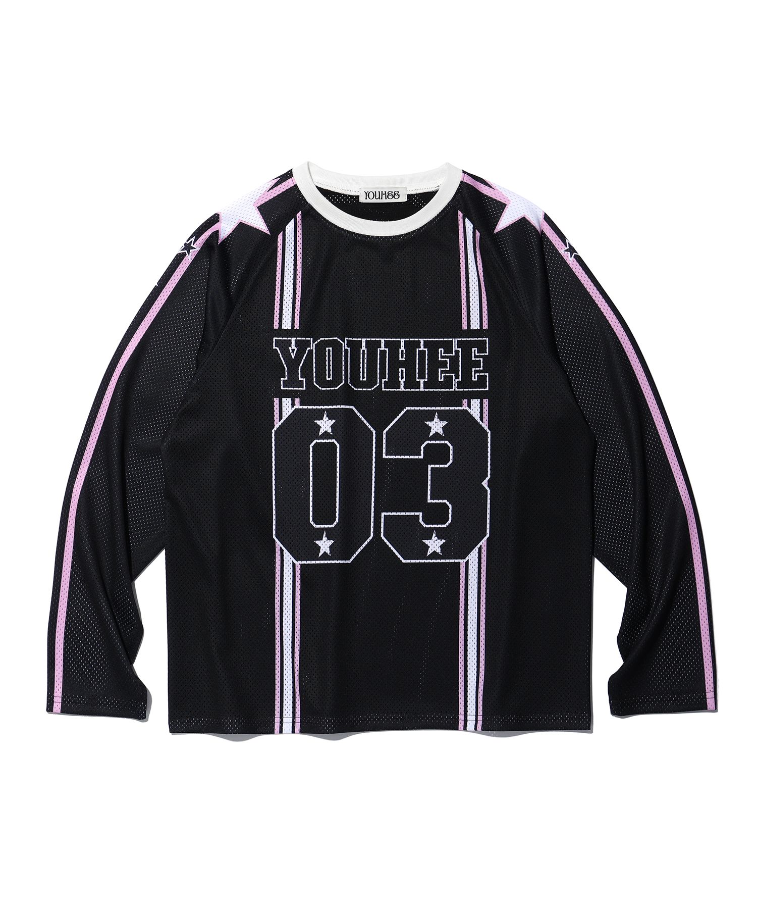 Tシャツ・カットソー YOUHEE 25ss YOUHEE MESH LONG SLEEVE MUSINSA | YOUHEE YOUHEE MESH LONG SLEEVE BLACK