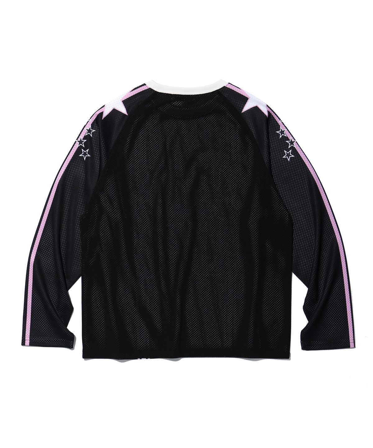 유희(YOUHEE) YOUHEE MESH LONG SLEEVE BLACK