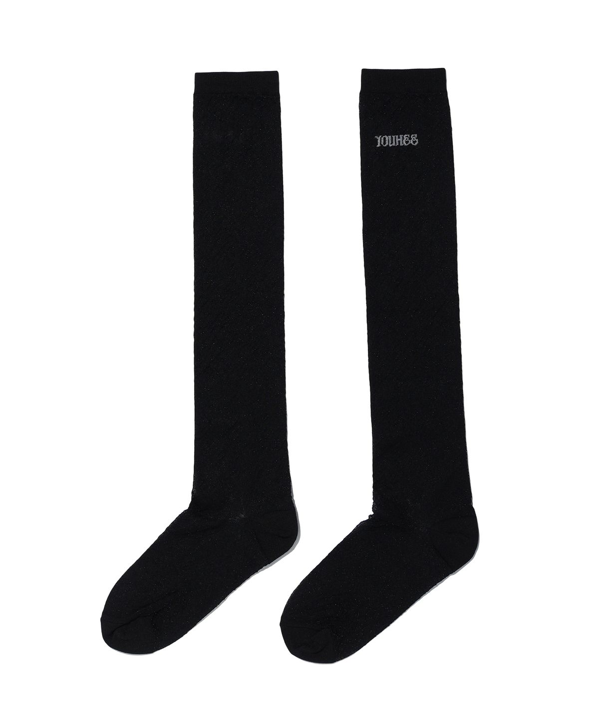유희(YOUHEE) YOUHEE SEETHROUGH SOCKS BLACK