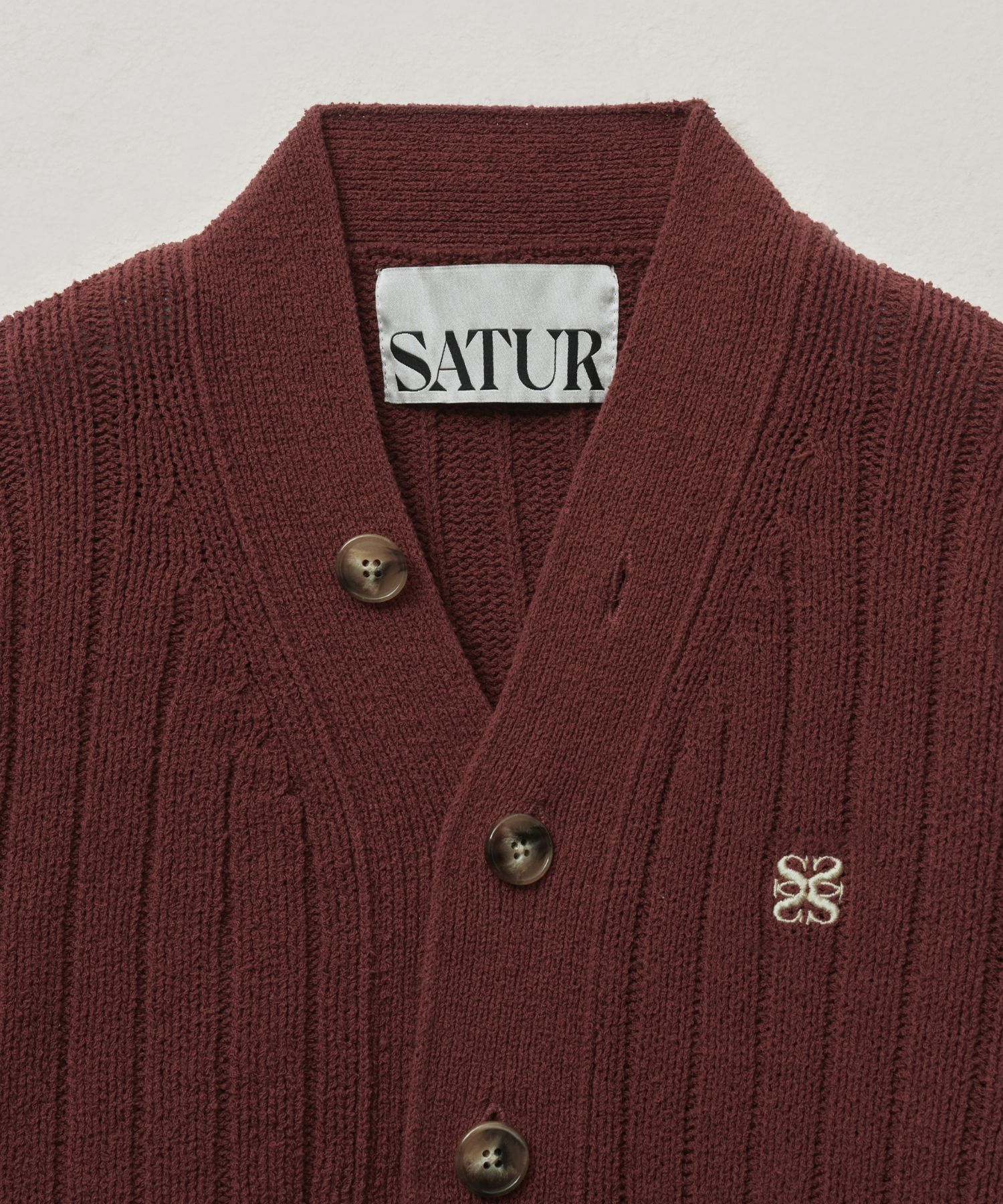 ニット・セーター SATUR Pharaoh Oversized Buckle Cardigan Burgundy SA251MKC05B MUSINSA | SATUR Faro Oversized Bookle Cardigan Classic Black