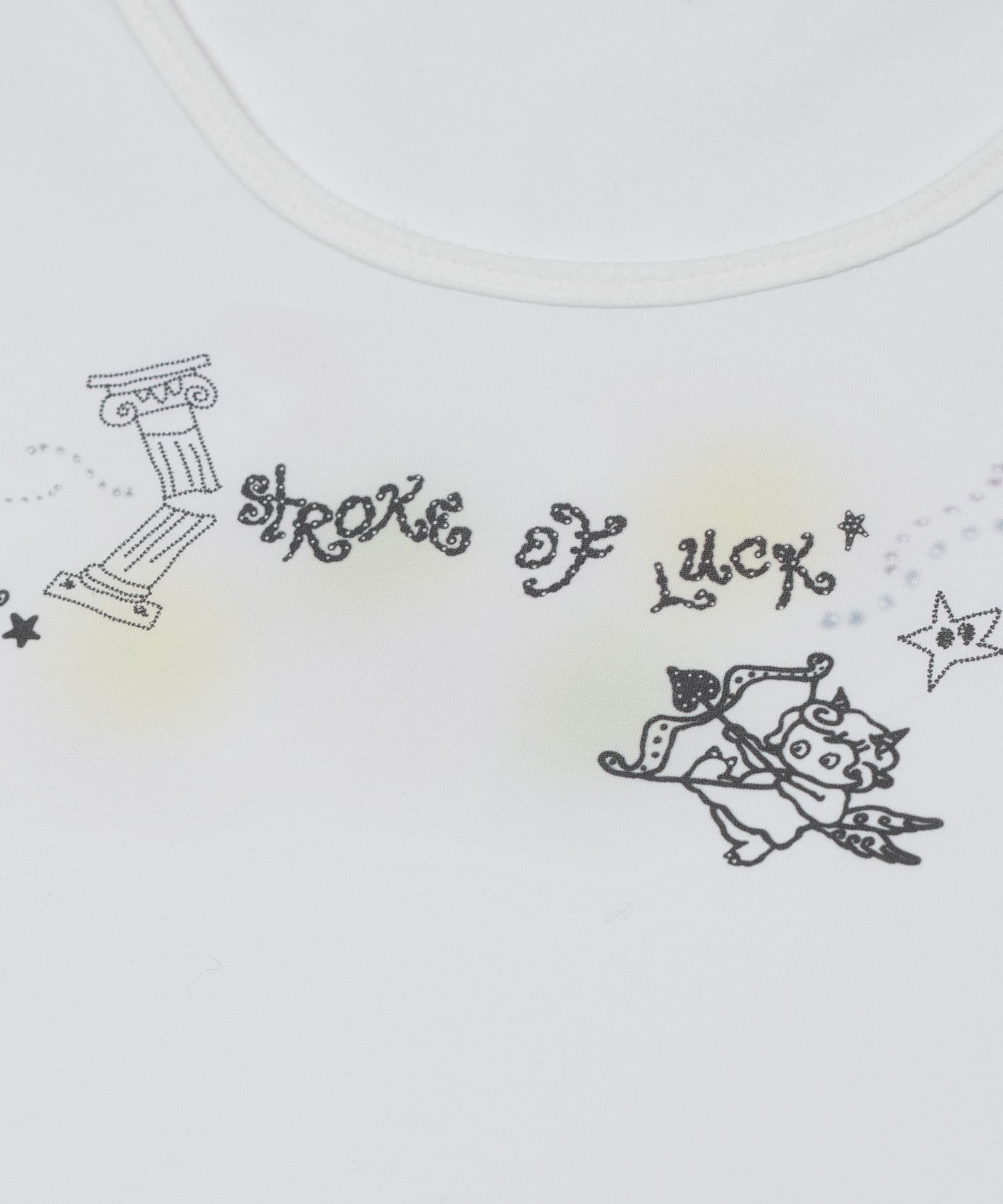 TYPESERVICE ♥ Lucky Puff Sleeve Top /追跡付 MUSINSA公式 | TYPESERVICE Lucky Puff Sleeve Top [White]