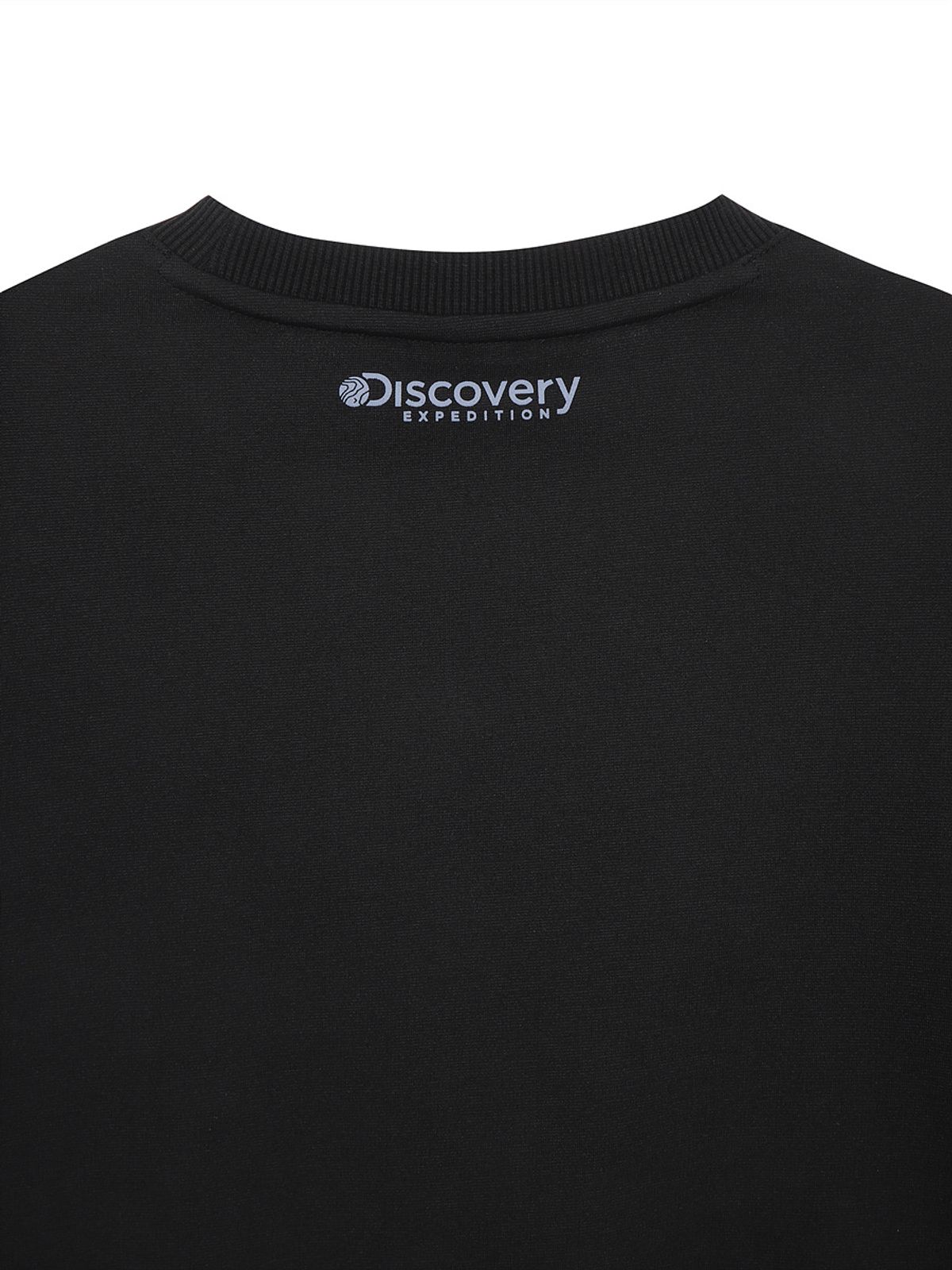 디스커버리 키즈(DISCOVERY KIDS) 여아 에센셜 로고 맨투맨 (BLACK)
