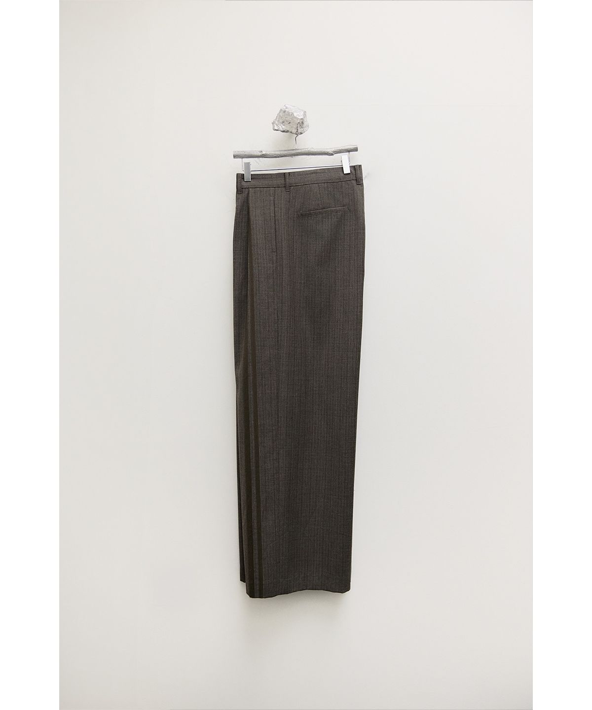 유스(YOUTH) Side Tape Trousers - Brown Stripe