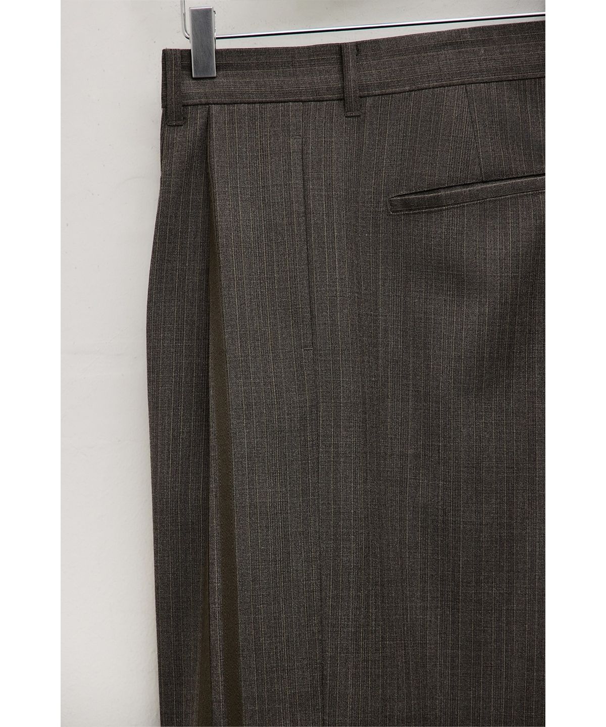유스(YOUTH) Side Tape Trousers - Brown Stripe