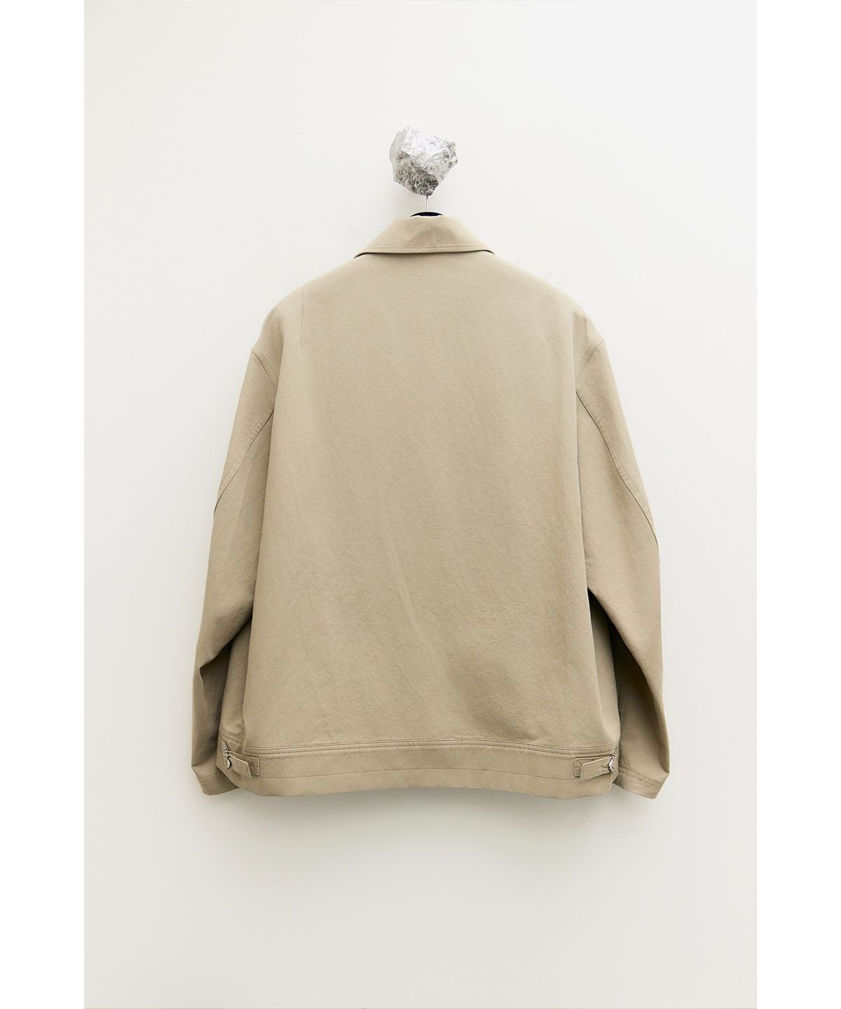 유스(YOUTH) Leather Trim Cotton Jacket - Beige